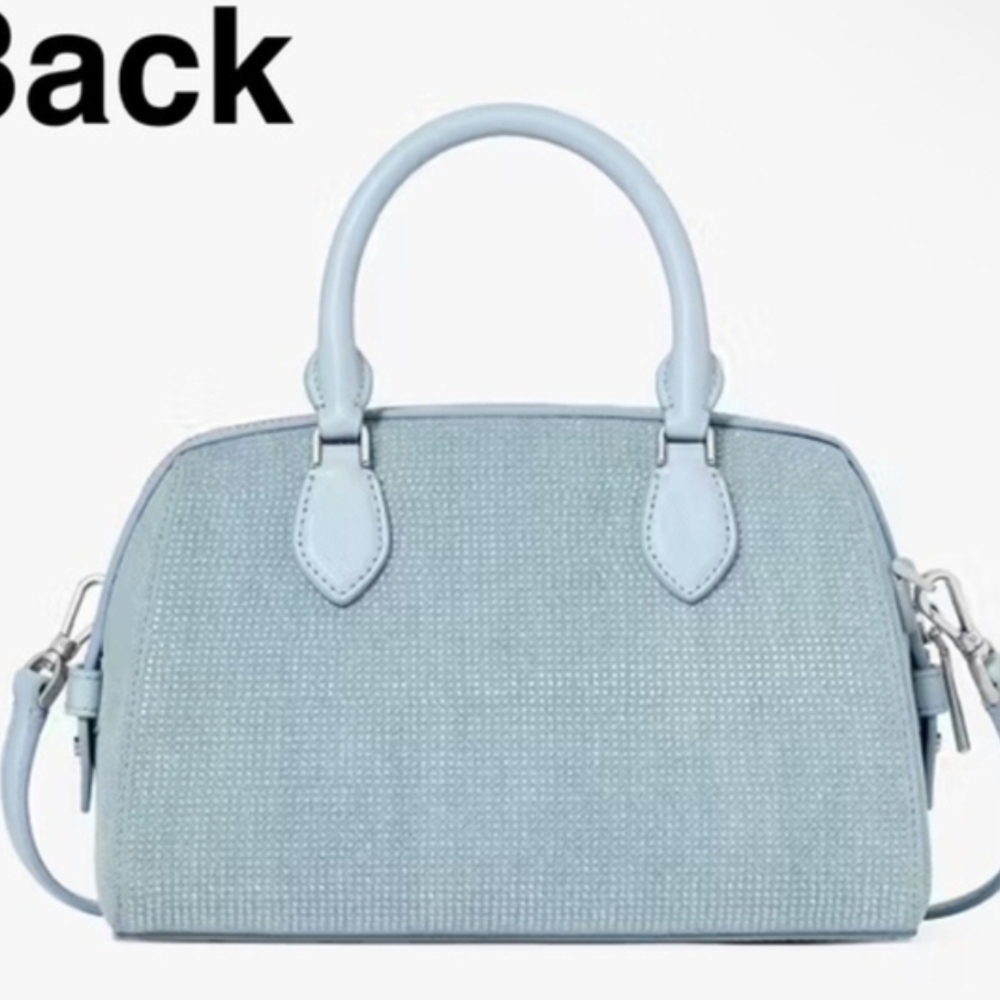 Kate Spade Madison Studded Denim Satchel Bag NWT - Picture 6 of 9